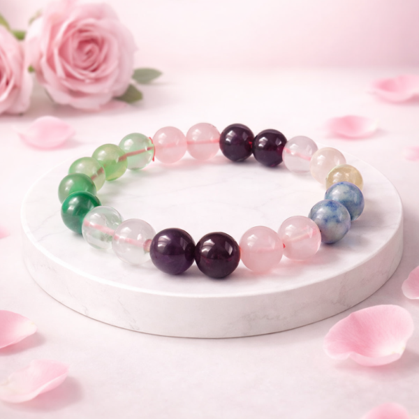 aaa all natural purpose bracelets energized customized 8 mm beads bracelet (education)