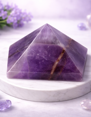 natural orgone / orgonite pyramid 40 mm (amethyst) natural orgone / orgonite pyramid 40 mm (amethyst)