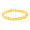 citrine faceted bead bracelet