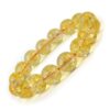 citrine faceted bead bracelet